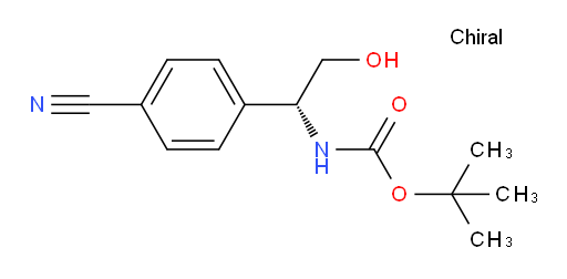 tert-butyl N-[(1R)-1-(4-cyanophenyl)-2-hydroxyethyl]carbamate
