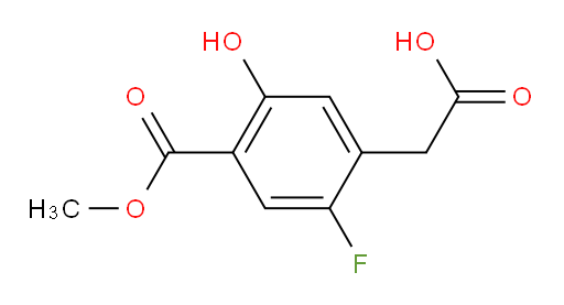 2-[2-fluoro-5-hydroxy-4-(methoxycarbonyl)phenyl]acetic acid