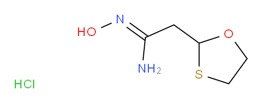 N'-hydroxy-2-(1,3-oxathiolan-2-yl)ethanimidamide hydrochloride