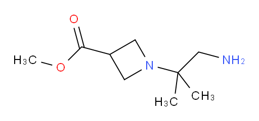 methyl 1-(1-amino-2-methylpropan-2-yl)azetidine-3-carboxylate