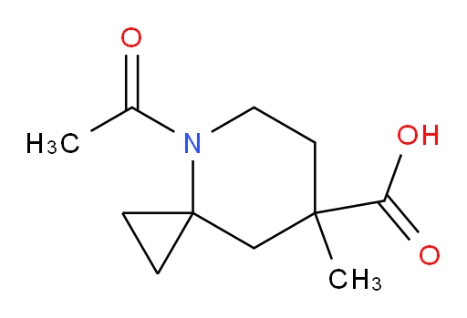 4-acetyl-7-methyl-4-azaspiro[2.5]octane-7-carboxylic acid