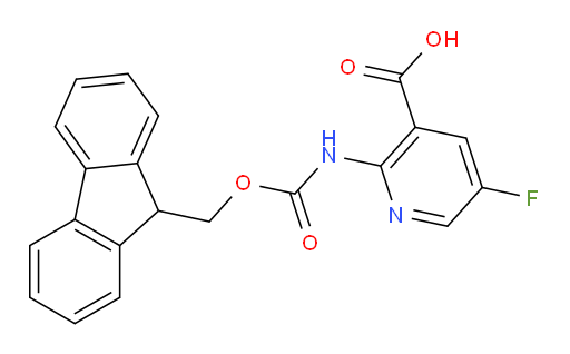 2-({[(9H-fluoren-9-yl)methoxy]carbonyl}amino)-5-fluoropyridine-3-carboxylic acid