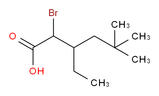 2-bromo-3-ethyl-5,5-dimethylhexanoic acid