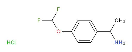 1-[4-(difluoromethoxy)phenyl]ethan-1-amine hydrochloride