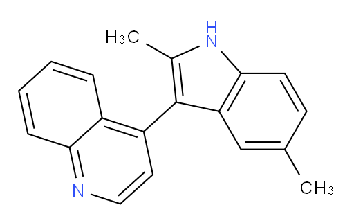 4-(2,5-dimethyl-1H-indol-3-yl)quinoline