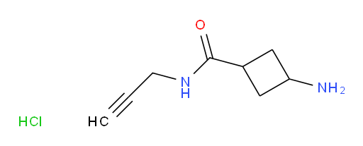 3-amino-N-(prop-2-yn-1-yl)cyclobutane-1-carboxamide hydrochloride