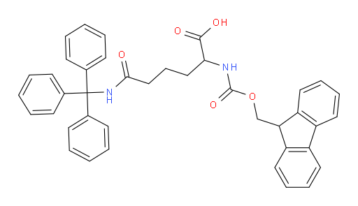 2-({[(9H-fluoren-9-yl)methoxy]carbonyl}amino)-5-[(triphenylmethyl)carbamoyl]pentanoic acid