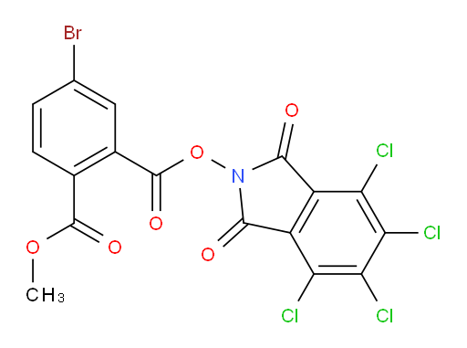 1-methyl 2-(4,5,6,7-tetrachloro-1,3-dioxo-2,3-dihydro-1H-isoindol-2-yl) 4-bromobenzene-1,2-dicarboxylate