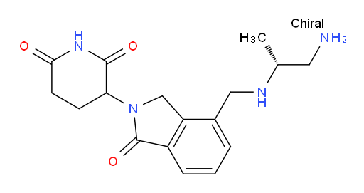 3-[4-({[(2R)-1-aminopropan-2-yl]amino}methyl)-1-oxo-2,3-dihydro-1H-isoindol-2-yl]piperidine-2,6-dione