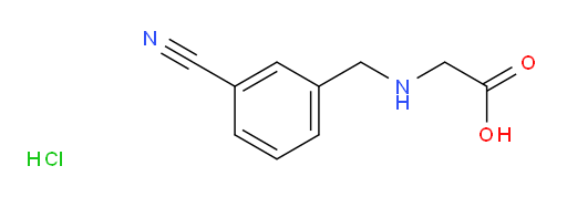 2-{[(3-cyanophenyl)methyl]amino}acetic acid hydrochloride