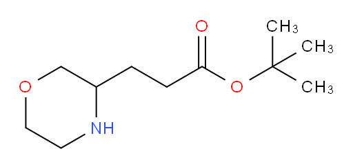 tert-butyl 3-(morpholin-3-yl)propanoate