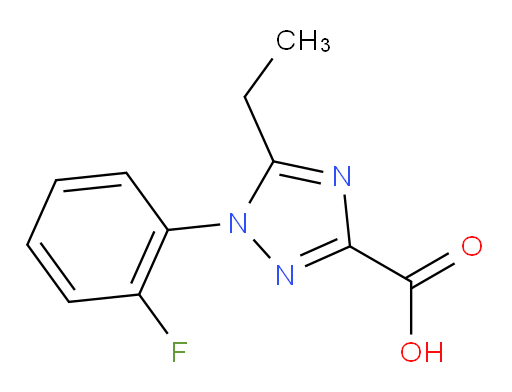 5-ethyl-1-(2-fluorophenyl)-1H-1,2,4-triazole-3-carboxylic acid