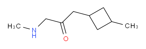 1-(methylamino)-3-(3-methylcyclobutyl)propan-2-one