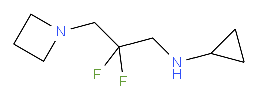 N-[3-(azetidin-1-yl)-2,2-difluoropropyl]cyclopropanamine