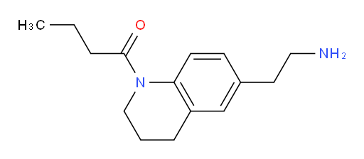 1-[6-(2-aminoethyl)-1,2,3,4-tetrahydroquinolin-1-yl]butan-1-one