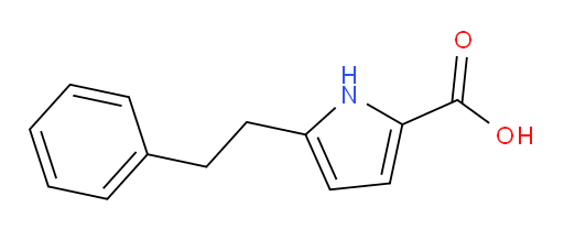 5-(2-phenylethyl)-1H-pyrrole-2-carboxylic acid