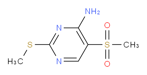 5-methanesulfonyl-2-(methylsulfanyl)pyrimidin-4-amine