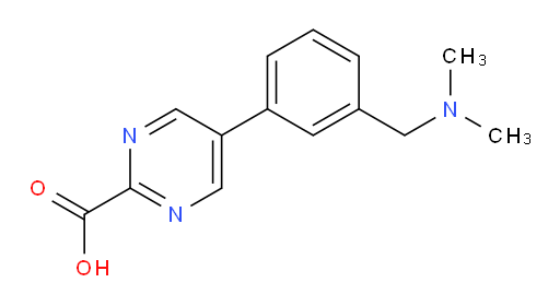 5-{3-[(dimethylamino)methyl]phenyl}pyrimidine-2-carboxylic acid