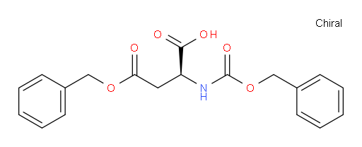 (2S)-4-(benzyloxy)-2-{[(benzyloxy)carbonyl]amino}-4-oxobutanoic acid