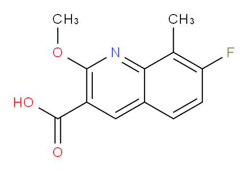 7-fluoro-2-methoxy-8-methylquinoline-3-carboxylic acid