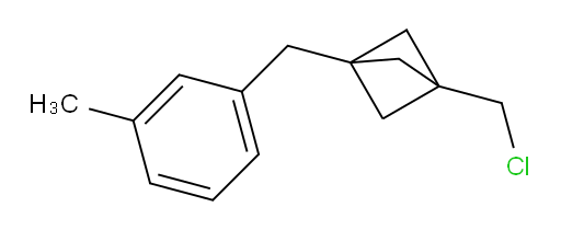 1-(chloromethyl)-3-[(3-methylphenyl)methyl]bicyclo[1.1.1]pentane