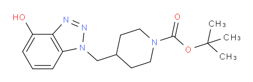 tert-butyl 4-[(4-hydroxy-1H-1,2,3-benzotriazol-1-yl)methyl]piperidine-1-carboxylate