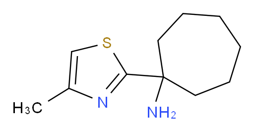 1-(4-methyl-1,3-thiazol-2-yl)cycloheptan-1-amine