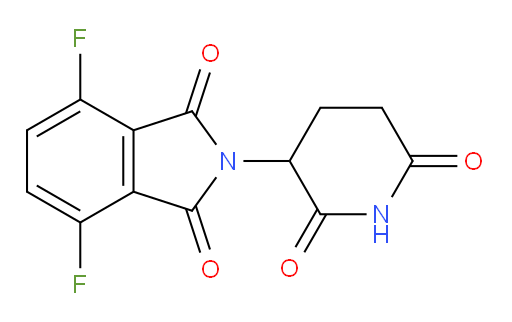 2-(2,6-dioxopiperidin-3-yl)-4,7-difluoro-2,3-dihydro-1H-isoindole-1,3-dione