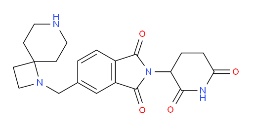 5-({1,7-diazaspiro[3.5]nonan-1-yl}methyl)-2-(2,6-dioxopiperidin-3-yl)-2,3-dihydro-1H-isoindole-1,3-dione