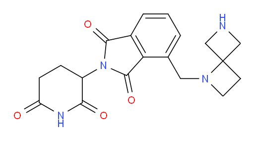 4-({1,6-diazaspiro[3.3]heptan-1-yl}methyl)-2-(2,6-dioxopiperidin-3-yl)-2,3-dihydro-1H-isoindole-1,3-dione