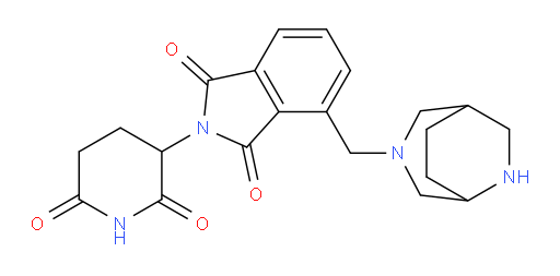 4-({3,6-diazabicyclo[3.2.2]nonan-3-yl}methyl)-2-(2,6-dioxopiperidin-3-yl)-2,3-dihydro-1H-isoindole-1,3-dione