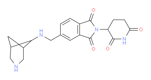 5-[({3-azabicyclo[3.1.1]heptan-6-yl}amino)methyl]-2-(2,6-dioxopiperidin-3-yl)-2,3-dihydro-1H-isoindole-1,3-dione