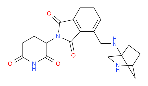 4-[({2-azabicyclo[2.2.1]heptan-4-yl}amino)methyl]-2-(2,6-dioxopiperidin-3-yl)-2,3-dihydro-1H-isoindole-1,3-dione