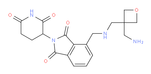 4-[({[3-(aminomethyl)oxetan-3-yl]methyl}amino)methyl]-2-(2,6-dioxopiperidin-3-yl)-2,3-dihydro-1H-isoindole-1,3-dione