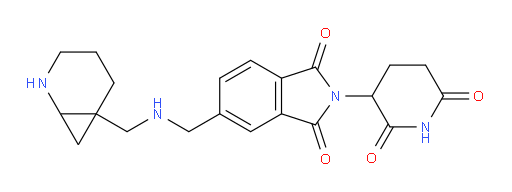 5-{[({2-azabicyclo[4.1.0]heptan-6-yl}methyl)amino]methyl}-2-(2,6-dioxopiperidin-3-yl)-2,3-dihydro-1H-isoindole-1,3-dione