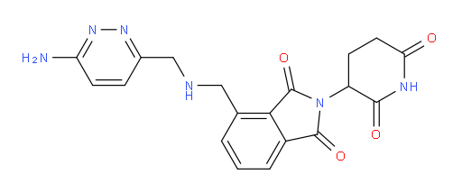 4-({[(6-aminopyridazin-3-yl)methyl]amino}methyl)-2-(2,6-dioxopiperidin-3-yl)-2,3-dihydro-1H-isoindole-1,3-dione