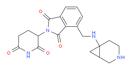4-[({3-azabicyclo[4.1.0]heptan-6-yl}amino)methyl]-2-(2,6-dioxopiperidin-3-yl)-2,3-dihydro-1H-isoindole-1,3-dione
