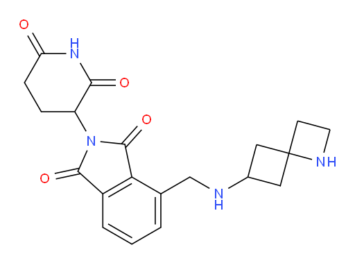 4-[({1-azaspiro[3.3]heptan-6-yl}amino)methyl]-2-(2,6-dioxopiperidin-3-yl)-2,3-dihydro-1H-isoindole-1,3-dione