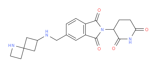 5-[({1-azaspiro[3.3]heptan-6-yl}amino)methyl]-2-(2,6-dioxopiperidin-3-yl)-2,3-dihydro-1H-isoindole-1,3-dione