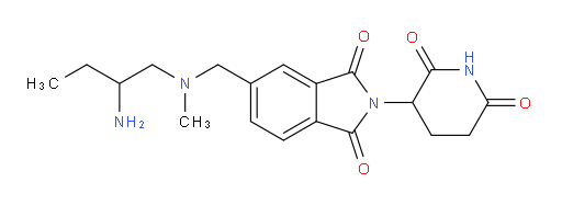 5-{[(2-aminobutyl)(methyl)amino]methyl}-2-(2,6-dioxopiperidin-3-yl)-2,3-dihydro-1H-isoindole-1,3-dione