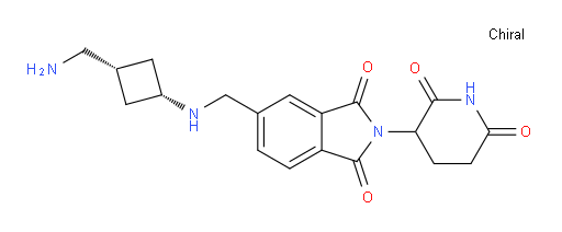2-(2,6-dioxopiperidin-3-yl)-5-({[(1s,3s)-3-(aminomethyl)cyclobutyl]amino}methyl)-2,3-dihydro-1H-isoindole-1,3-dione