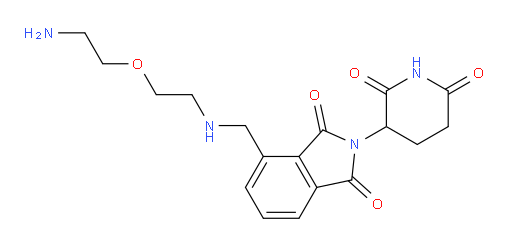 4-({[2-(2-aminoethoxy)ethyl]amino}methyl)-2-(2,6-dioxopiperidin-3-yl)-2,3-dihydro-1H-isoindole-1,3-dione