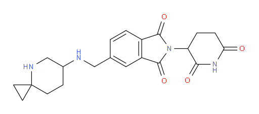 5-[({4-azaspiro[2.5]octan-6-yl}amino)methyl]-2-(2,6-dioxopiperidin-3-yl)-2,3-dihydro-1H-isoindole-1,3-dione