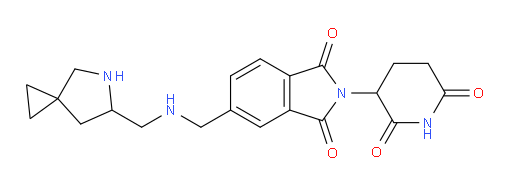 5-{[({5-azaspiro[2.4]heptan-6-yl}methyl)amino]methyl}-2-(2,6-dioxopiperidin-3-yl)-2,3-dihydro-1H-isoindole-1,3-dione