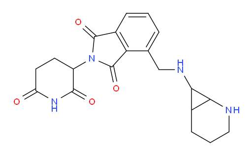 4-[({2-azabicyclo[4.1.0]heptan-7-yl}amino)methyl]-2-(2,6-dioxopiperidin-3-yl)-2,3-dihydro-1H-isoindole-1,3-dione