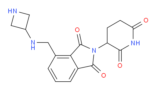 4-{[(azetidin-3-yl)amino]methyl}-2-(2,6-dioxopiperidin-3-yl)-2,3-dihydro-1H-isoindole-1,3-dione