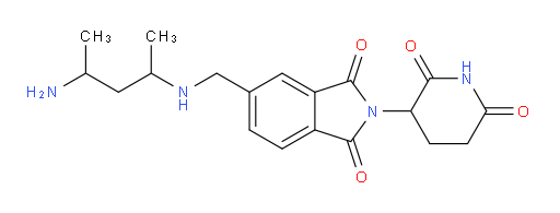 5-{[(4-aminopentan-2-yl)amino]methyl}-2-(2,6-dioxopiperidin-3-yl)-2,3-dihydro-1H-isoindole-1,3-dione