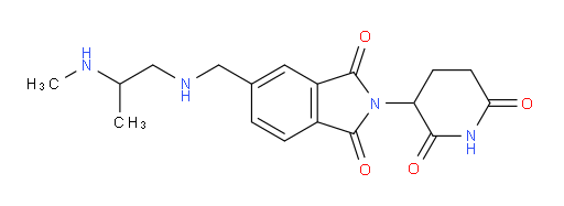 2-(2,6-dioxopiperidin-3-yl)-5-({[2-(methylamino)propyl]amino}methyl)-2,3-dihydro-1H-isoindole-1,3-dione