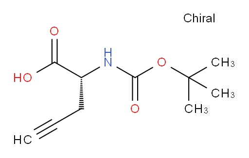 (2R)-2-{[(tert-butoxy)carbonyl]amino}pent-4-ynoic acid