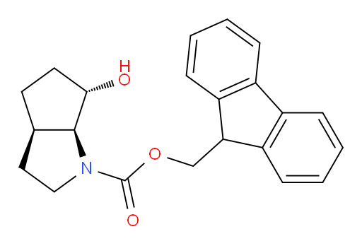 rac-(9H-fluoren-9-yl)methyl (3aR,6S,6aS)-6-hydroxy-octahydrocyclopenta[b]pyrrole-1-carboxylate